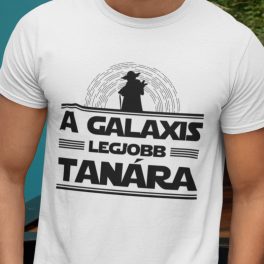   A Galaxis legjobb tanára - vicces feliratos egyedi férfi póló