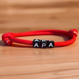 Neves paracord karkötő