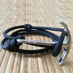 egyedi kézzel készített termék páros horgony anchor vasmacska szerelem karkötő 