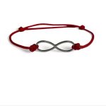 Zsinórkarkötő végtelen medállal