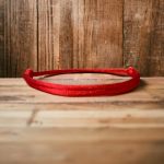 Piros szerencsehozó karkötő selyem zsinórból