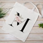 Egyedi mintás vászonszatyor_tetszőleges betűvel