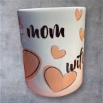 Valentin napi egyedi bögre - Best Mom, Wife, Friend