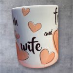 Valentin napi egyedi bögre - Best Mom, Wife, Friend