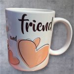 Valentin napi egyedi bögre - Best Mom, Wife, Friend