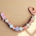 Egyedi neves cumilánc - balerina nyuszis