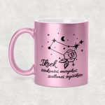 Csillagképes horoszkóp bögre - IKREK - csillámos bögre 