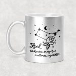 Csillagképes horoszkóp bögre - IKREK - csillámos bögre 