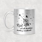 Csillagképes horoszkóp bögre - RÁK - csillámos bögre 