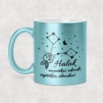 Csillagképes horoszkóp bögre - HALAK - csillámos bögre 