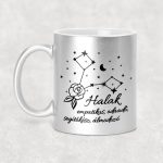 Csillagképes horoszkóp bögre - HALAK - csillámos bögre 