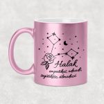 Csillagképes horoszkóp bögre - HALAK - csillámos bögre 