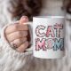 Egyedi kerámia bögre - Cat Mom